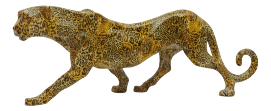 Genérico - Estatura Decorativa Leopardo Escultura Adorno Hogar Jhn