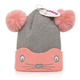 thumbnail image 1 of GORRO DE LANA INFANTIL DISEÑO RATON CON CHIPORRO Y POMPONES BEBE UNISEX, 1 of 3