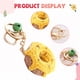 thumbnail image 2 of Llavero con forma de donut de lana, colgante para bolso de coche, llavero para mujer, 2 of 5