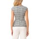 thumbnail image 3 of INSPIRE CHIC Blusa Elegante de Tweed para Mujer con Cuello Redondo y Mangas Cortas para Oficina y Negocios, Talla 2XL, Blanca, 3 of 5
