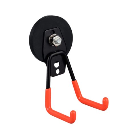 Bothyi - Gancho Magnético Con Revestimiento Antideslizante, Resistente, Para Uso En Cocina, Para Armarios De Metal, Color Naranja