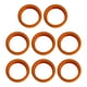thumbnail image 4 of 8 Uds. Cubiertas Para Ruedas De Equipaje De 2,09 Pulgadas De Diámetro Para Trabajo Pesado, Protección Antiarañazos De Bajo Ruido, Naranja, 4 of 4