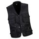thumbnail image 2 of Chaleco Utilitario Para Hombre Con Múltiples Bolsillos Y Cremallera Para Caza, Pesca, Viajes, Exteriores, Negro, XL, 2 of 5