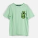 thumbnail image 1 of Polera Manga Corta Niño Creepers Espald Verde Minecraft, 1 of 3