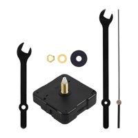 Bothyi - Mecanismo De Movimiento De Reloj De Pared Kit De Par Alto Para Piezas De Repuesto De Bricolaje Eje De 18 Mm Negro