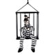 thumbnail image 2 of Screaming Animated Decorations Halloween Scary Talking Skull Cage Prisoner One-eyed Cage Spectre, 2 of 5