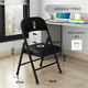 thumbnail image 2 of Silla Terraza Acolchada Metalica Plegable Todo Evento, 2 of 9