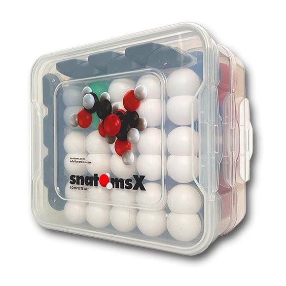 Set de modelado molecular Snatoms X de Veritasium con 50 átomos