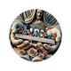 thumbnail image 5 of Circular acrílico 2D Última Cena Jesús cuadro de pared decoración colgante arte de la pared adorno colgante diámetro 7,8 pulgadas para salas de estar, 5 of 5