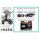 thumbnail image 3 of Coche Cuna Con Silla Nido Y Accesorios Café, 3 of 7