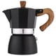thumbnail image 2 of Cafetera de aluminio Stovetop Maker Coffee Brewer Percolator, Cafetera manual Espresso Maker, para bivouac kitchen counter Cafe Home , 150 ml 150ml, 2 of 5