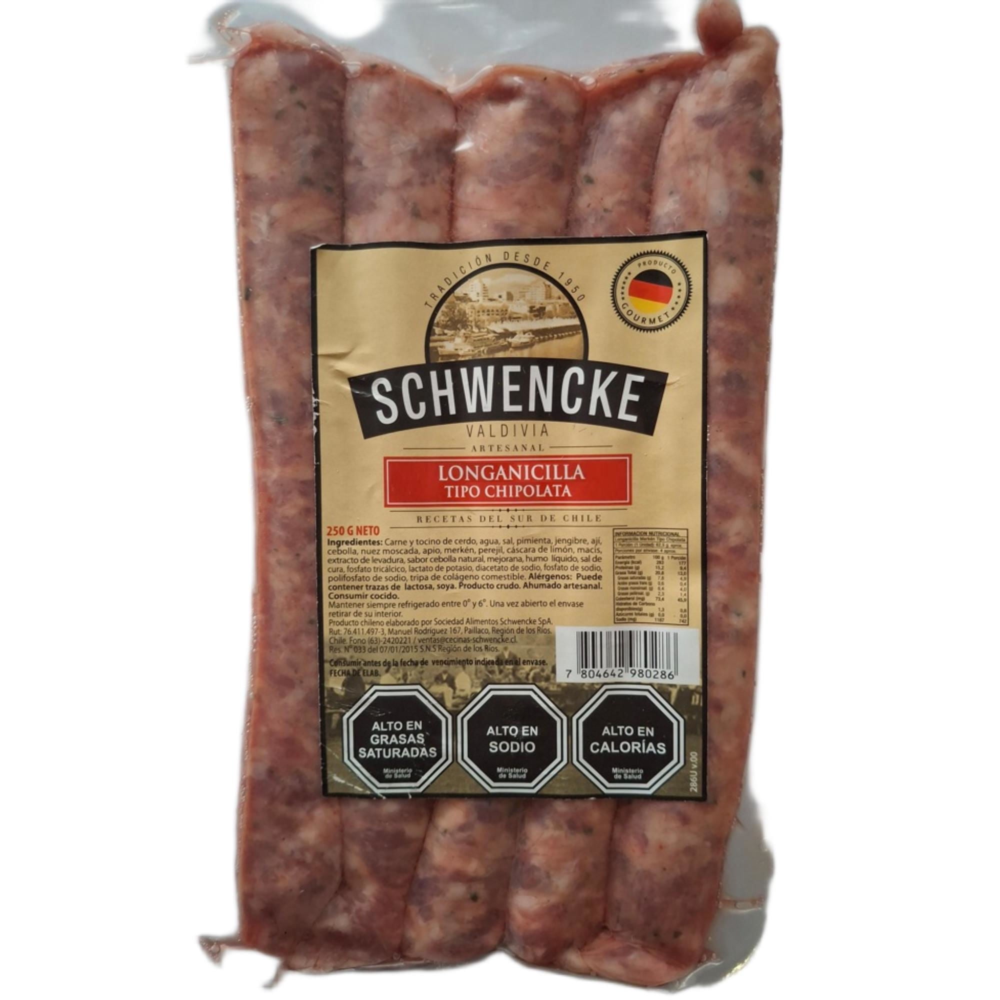 Longaniza Criolla 4 Un 250 g Schwencke