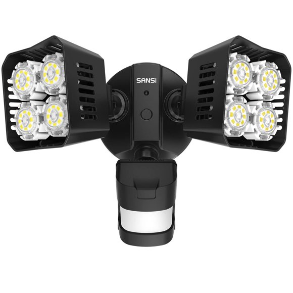Reflector SANSI 30W con Sensor de Movimiento 3400LM Negro