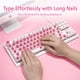 thumbnail image 3 of Adhesivo de teclado Majeree para uñas largas, reutilizable, rosa, 64 unidades, 3 of 6