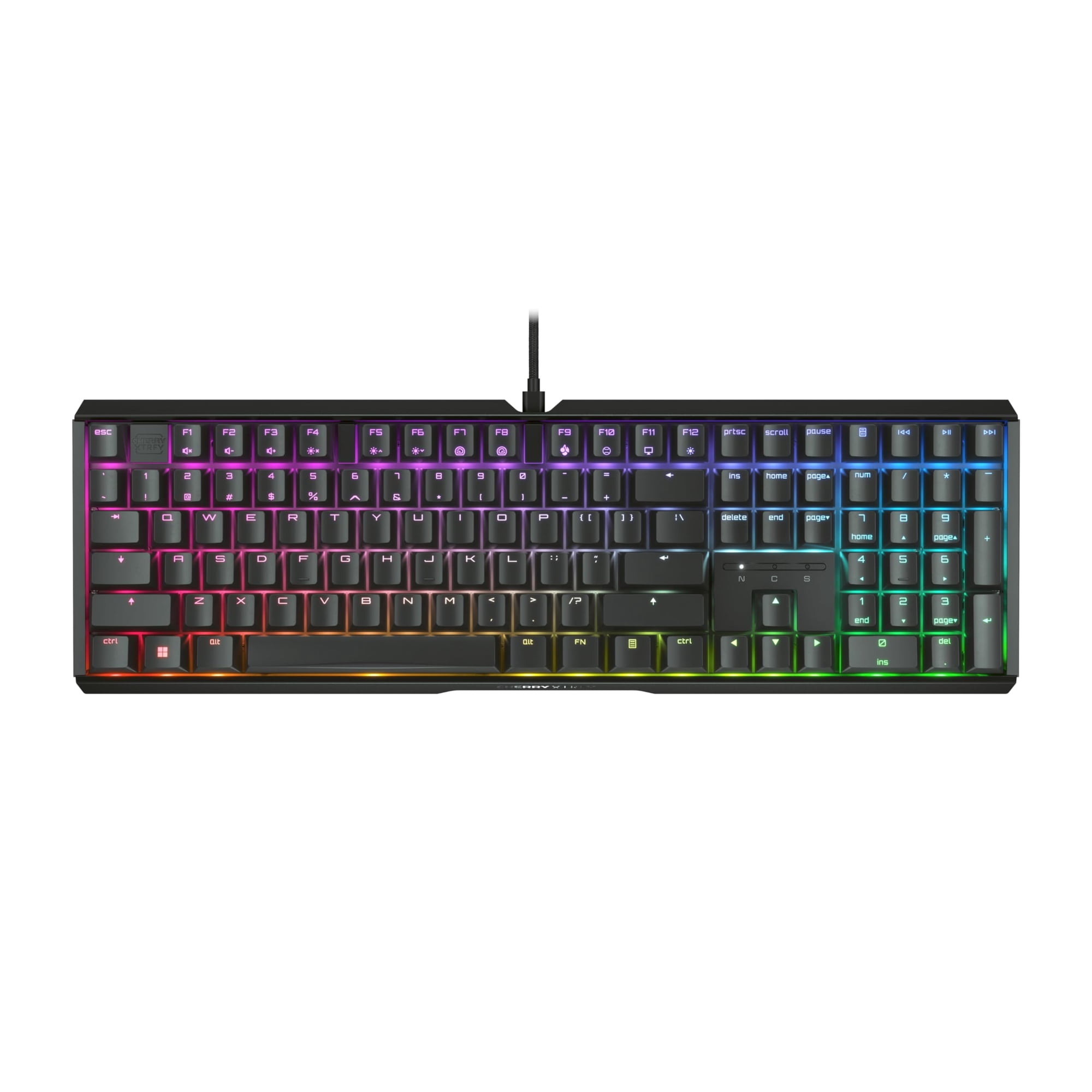 Teclado Gamer Mx 3 1 Con Cable Rgb Switches Rojos | Lider