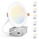 thumbnail image 1 of Luminaria Amico de 13 cm, 5 CCT, 11 W, 900 lm, regulable, paquete de 6, 1 of 7