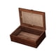 thumbnail image 5 of Caja De Almacenamiento De Madera Decorativa, Contenedor Versátil Rectangular Con Tapa De Vidrio L, 5 of 5