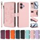 thumbnail image 3 of Funda Cartera Mariposa para [iPhone 16 Plus] con Soporte y Cremallera Rosa, 3 of 6
