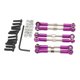 thumbnail image 2 of Enlace De Varilla De Metal Para Coche RC De 6 Piezas Para Wltoys 124016 124017 DIY Accs Púrpura, 2 of 5