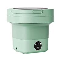 Bothyi - Mini Lavadora Plegable 6.5L 3 Modelos Potente Para Viajes Dormitorio Lavandería Verde