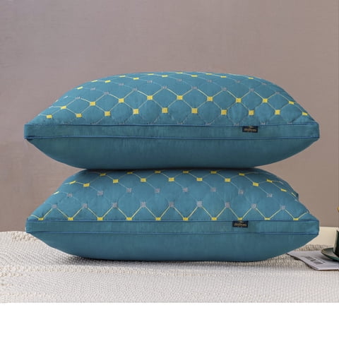 Aladdins Shop - Almohada Rectangular 45X70 Cm Color Turquesa