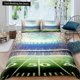 thumbnail image 1 of x1896 Bed SheetsGreen Football Field Duvet Cover Soccer Field Comforter Cover Boys Men Sport Games Bedding Set Polyester Quilt Cover 3-Piece Bedding Set (1 Duvet Cover + 2 Pillow Shams) nj1896, 1 of 5