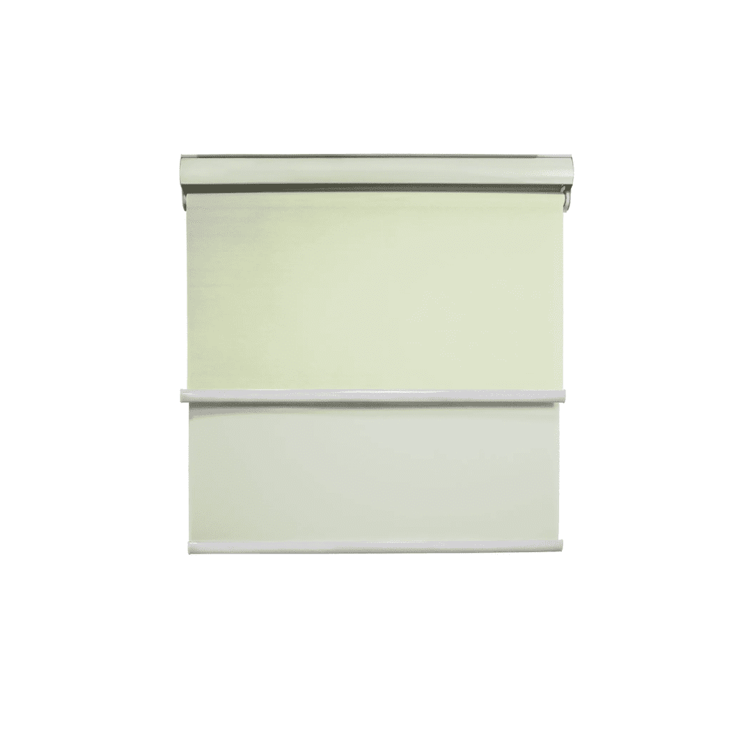 Safe Home Chile - Cortina Roller Blackout Doble Tela Con Cenefa 200x200 Beige
