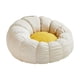 thumbnail image 4 of Puf Sofá Ocio Adultos Con Asa Sofá Perezoso Para El Hogar Dormitorio Lectura Beige Amarillo, 4 of 5