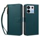 thumbnail image 3 of Funda con Billetera para [Xiaomi Redmi Note 13 Pro 5G] con Bolsillo Zipper y Tarjetero Verde pavo real, 3 of 6
