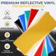 thumbnail image 3 of Vinilo reflectante Kraftex 14 cm x 28 cm – Paquete de 12 hojas, 3 of 7