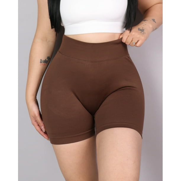 Short Fitness Moldeador Push Up con Corte en V