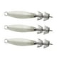 thumbnail image 2 of 3x Anzuelos Luminosos Para Calamar, Señuelos De Pesca Artificiales, Anzuelos De Metal Para Calamar, Color Blanco, 2 of 5