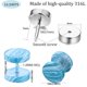 thumbnail image 2 of Aros Fake Gauge FIBO STEEL, 16 pares, acero 316L, 2 of 3