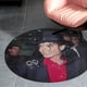 thumbnail image 4 of MICHAEL JACKSON Alfombra Redonda de Felpa Coral, Antideslizante, No Desprende Pelusas, Lavable y Duradera para Salón, Dormitorio y Habitación de Niños 60cm, 4 of 6