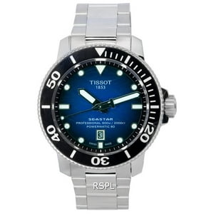 Reloj Tissot Seastar 2000 Professional Powermatic 80 Blue Dial Diver'S T120.607.11.041.01 T1206071104101 600M Men'S Watch
