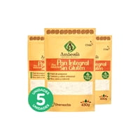 Ambrosia Spa - Pack 5, Premezcla Pan Integral 430Gr