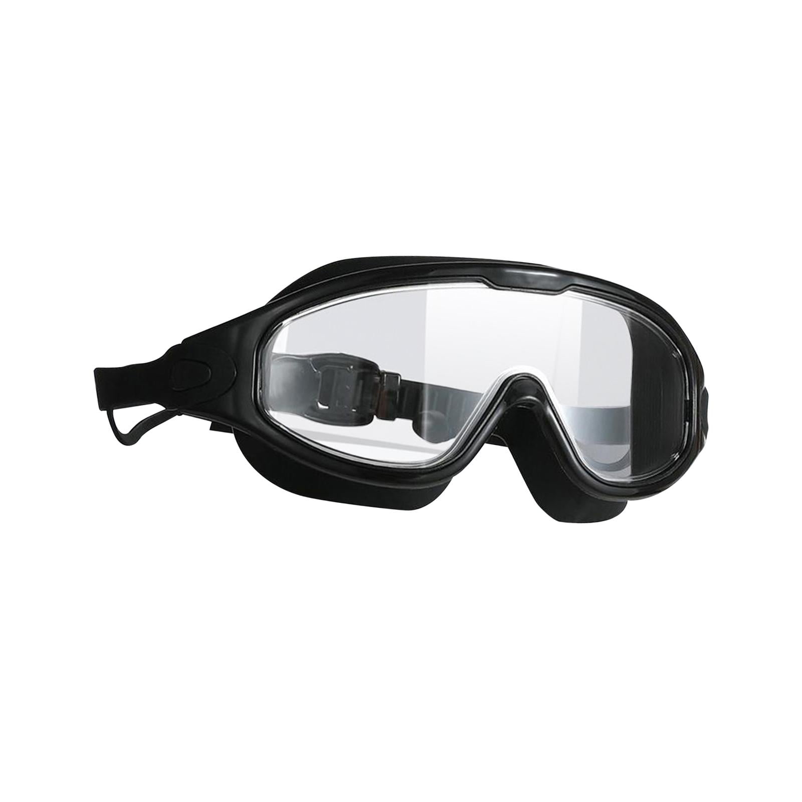 Magideal - Gafas De Natación Para Adultos, Gafas De Natación Antivaho, Montura Grande, Gafas De Natación Portátiles Profesionales Duraderas A La Moda, Gafas Para Negro