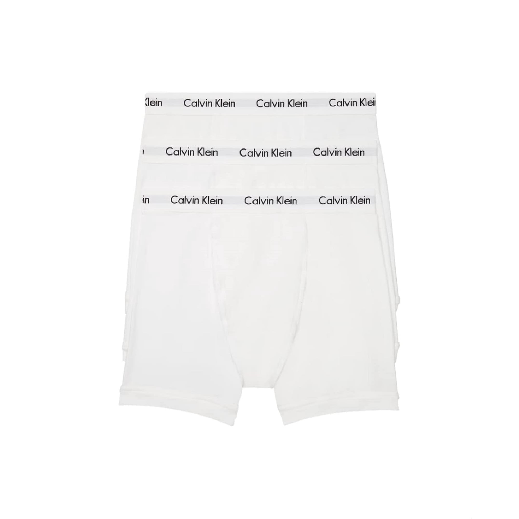 Calzoncillos Tipo Bóxer Calvin Klein De Algodón Elástico Para Hombre, Paquete De 3, Color Blanco, Talla M