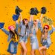thumbnail image 5 of Pompones metalizados Dilibra Cheerleading, 24 unidades, para adultos y niños, 5 of 7