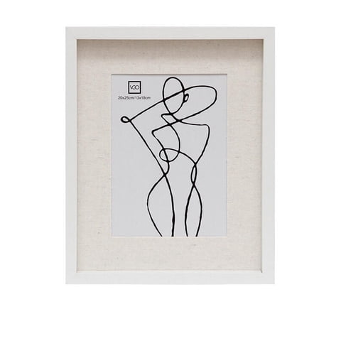 Vgo - Marco Mad. Con Paspartú 13X18 / Sin Paspartú 20X25