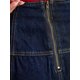 thumbnail image 5 of INSPIRE CHIC Falda de Jean para Mujer de Cintura Alta Casual Línea A Midi Falda de Mezclilla S Azul Oscuro, 5 of 6