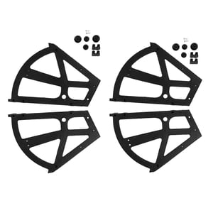 Bothyi - Gabinete De Zapatos De 2 Capas, Marco Abatible, Negro, Duradero, Bisagras Para Zapatero, Cajón Abatible