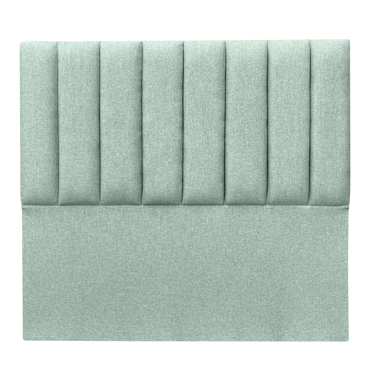 Espacio Hogar - Respaldo Tubular Vertical King Lino Verde Jeans