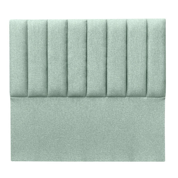 Respaldo Tubular Vertical 2 plazas Lino Verde Jeans