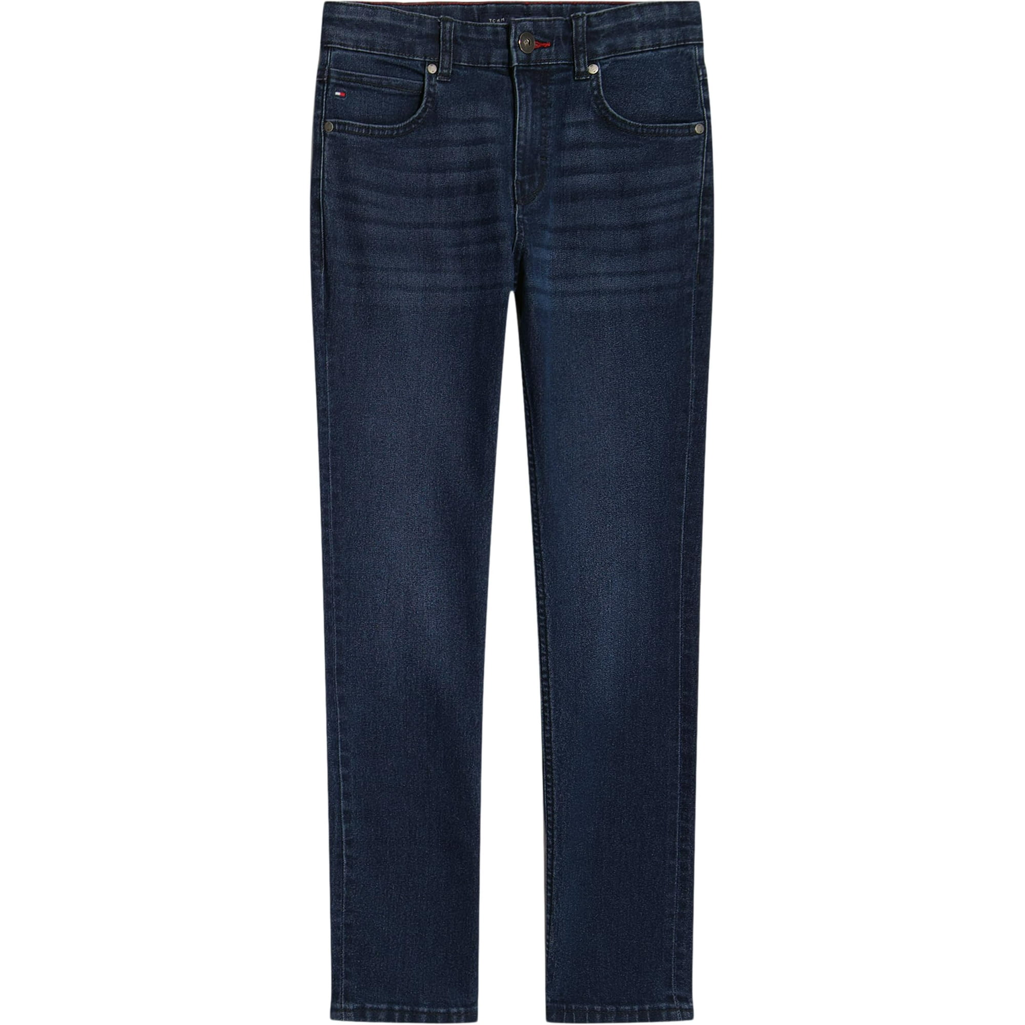 Vaqueros Tommy Hilfiger Para Niños Con 5 Bolsillos, Elásticos, Delgados, Rectos, 18