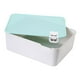 thumbnail image 5 of Caja De Almacenamiento De Ropa Interior, Organizador De Cajones De PP, Armario Apilable, Tapa Azul, 5 of 5