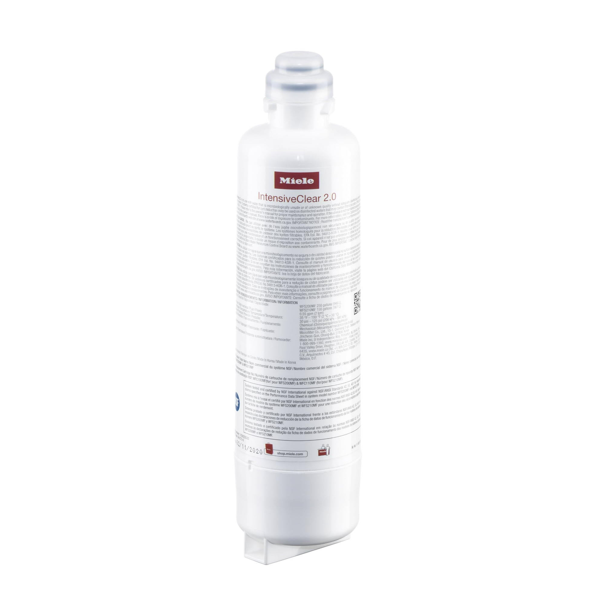 Filtro De Agua Miele Kwf 2000 Intensiveclear 2.0
