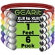 thumbnail image 1 of Cable de micrófono XLR macho a hembra GearIt de 30 cm, paquete de 6, 1 of 9