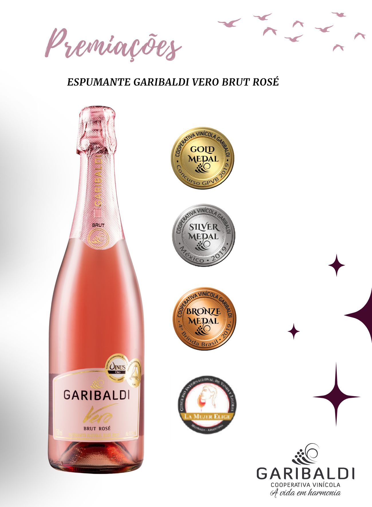 Espumante Garibaldi Vero Rosé