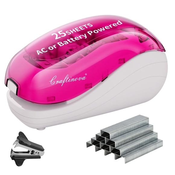 Engrapadora eléctrica Craftinova 25 hojas AC/Baterías